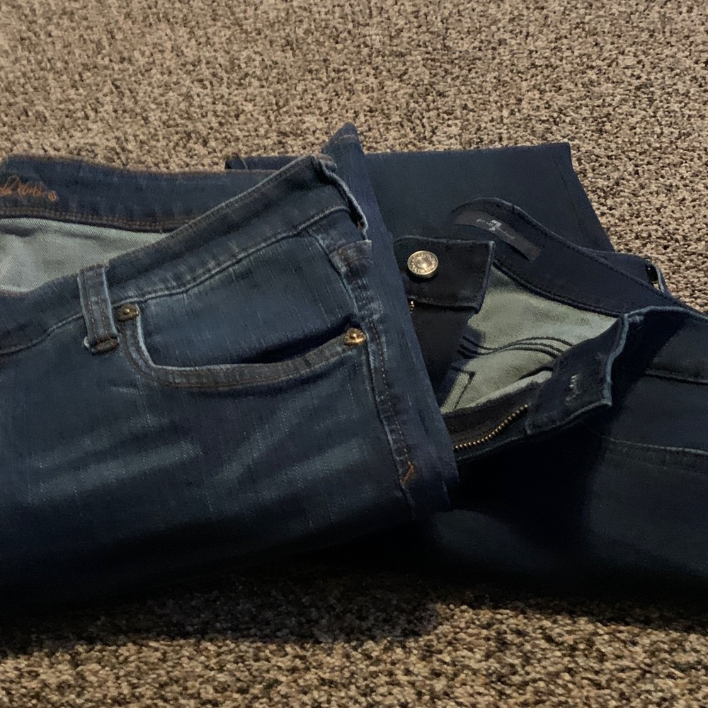 Women's Dark Blue Boot Cut Jeans
